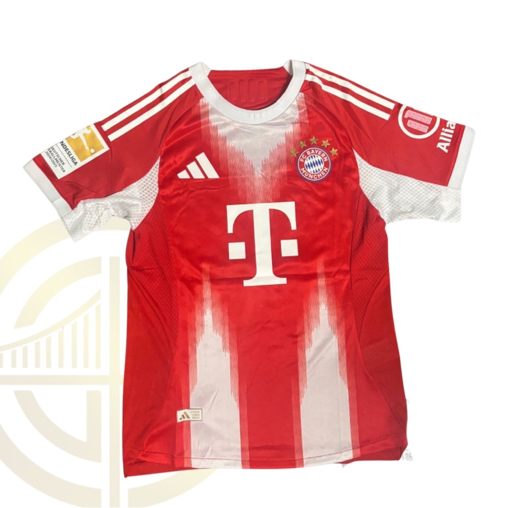 adidas Men's Red and White Soccer Jersey